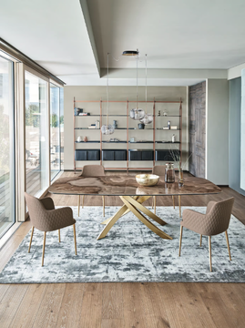 ARTISTICO - Barrel-shaped steel and SuperMarble table by Bontempi Casa - view 3